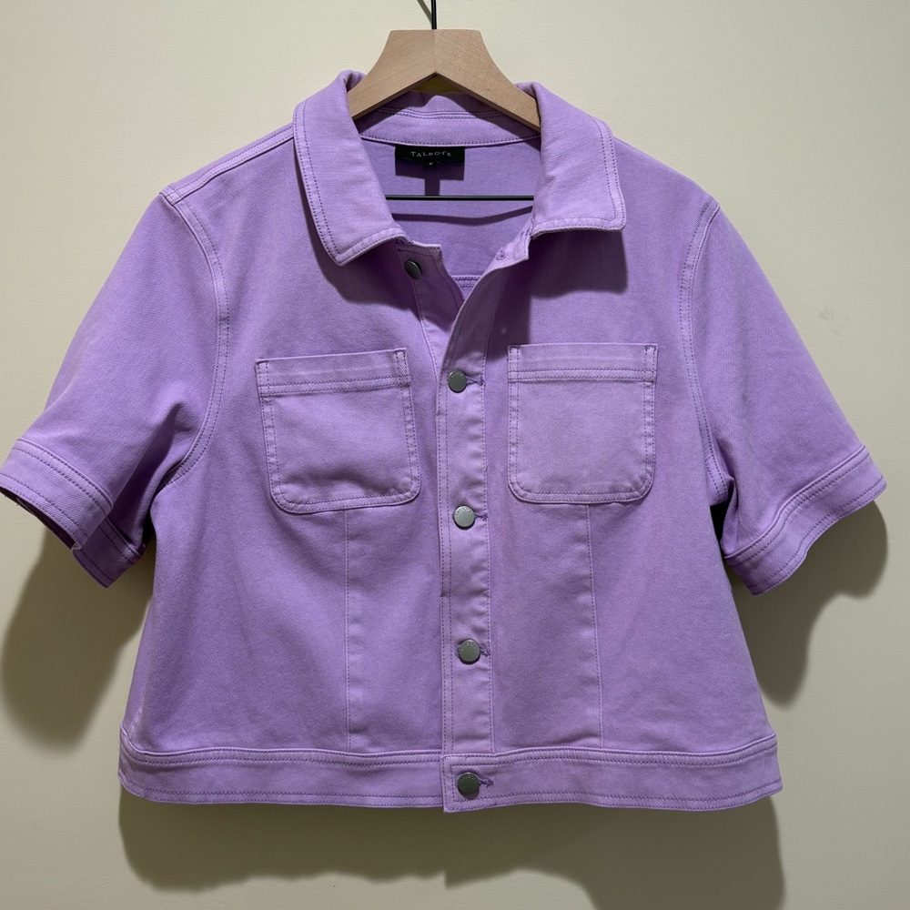 Talbots Short Sleeve Women’s Denim Jacket